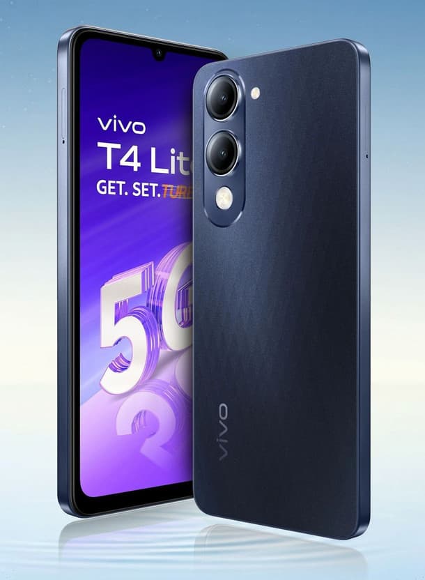 Vivo T4 Lite 5G 64GB 4GB RAM Prism Blue