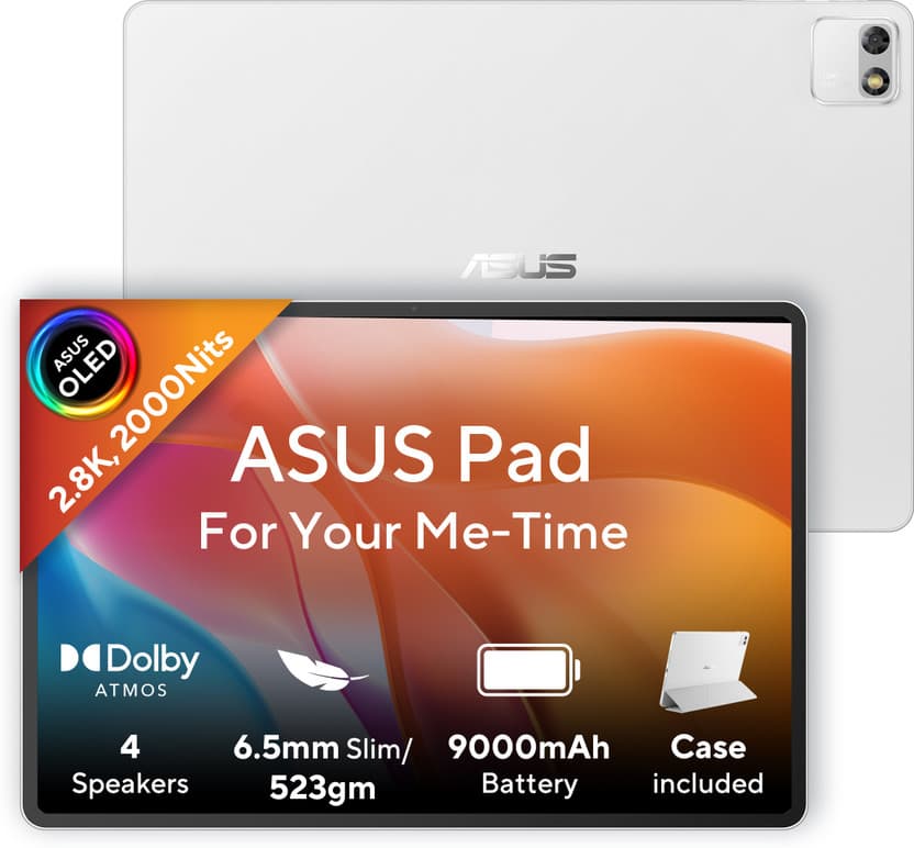 ASUS Pad 12.2 2.8K OLED Tablet (8GB RAM, 256GB, Wi-Fi)
