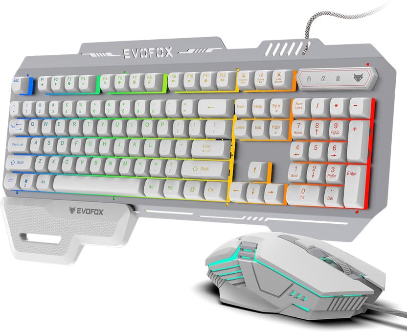 EVOFOX Warhammer 2 Semi-Mechanical Wired Keyboard & Mouse Combo