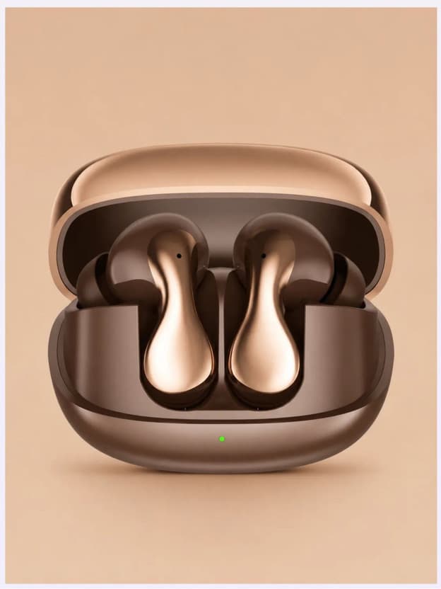 TWS MD-X Brown True Wireless Earbuds