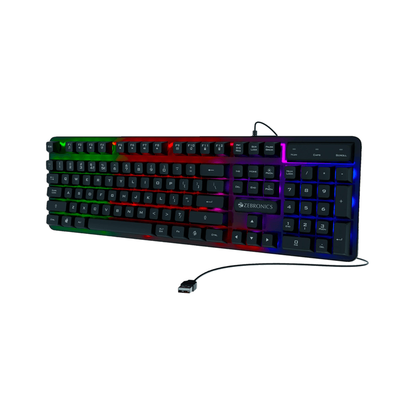 Zebronics Transformer K1 Wired USB Gaming Keyboard