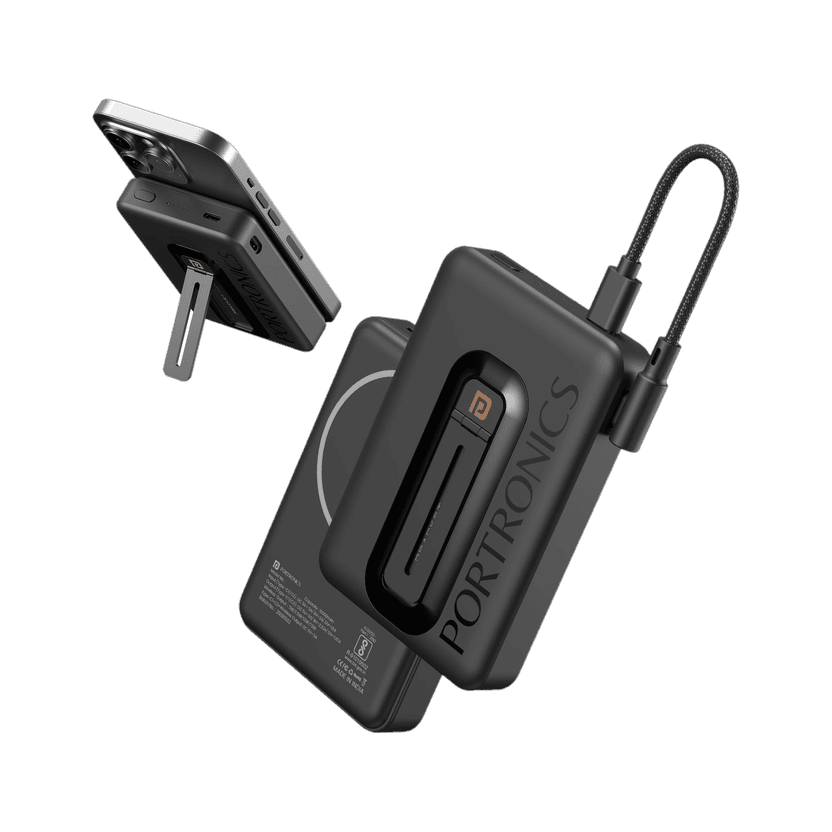 Portronics Revvo POR-2902 10000 mAh MagSafe Power Bank