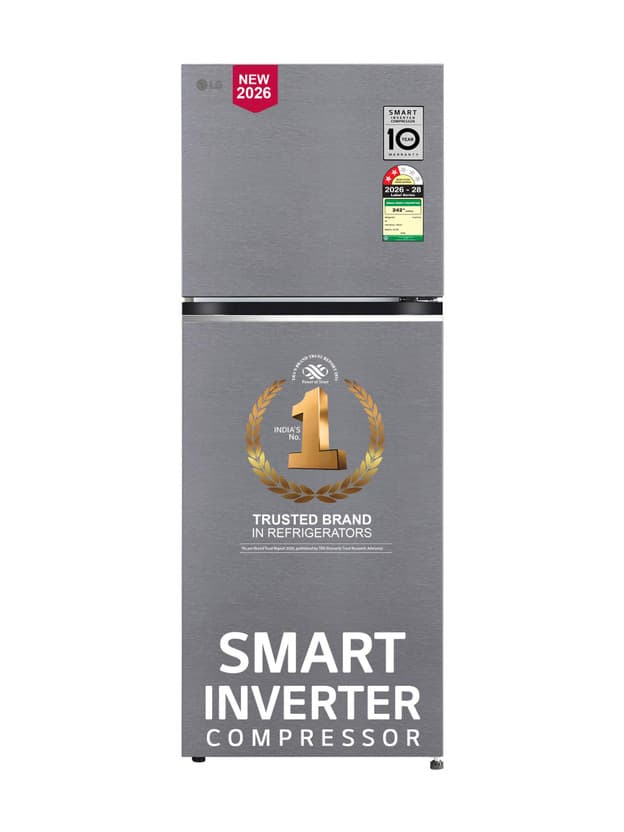 LG 322 L Double Door Frost Free Refrigerator