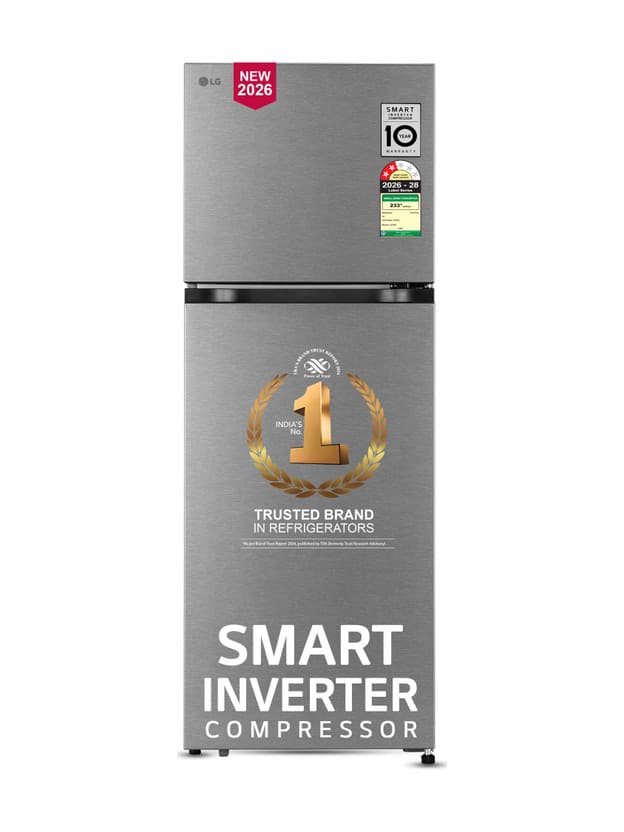 LG GLT2526XWDS 251 L Double Door Refrigerator