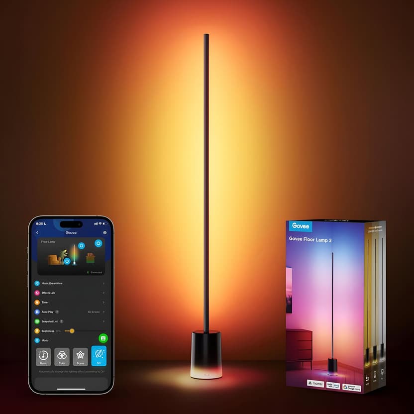 Govee Floor Lamp 2 with Matter RGBIC