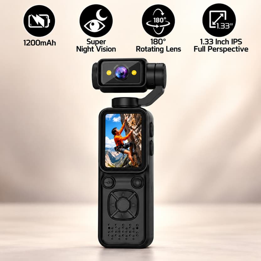 DSLRX Mini 4K Pocket Action Camera