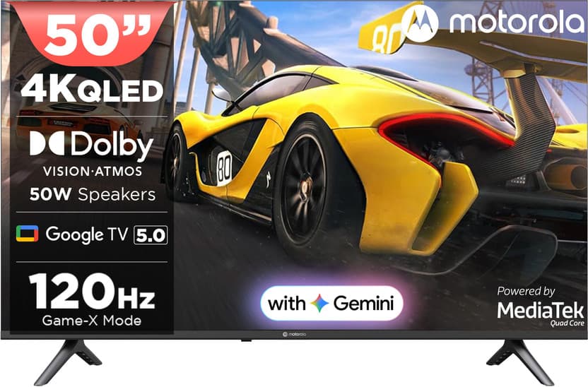 Motorola 50 inch 4K Ultra HD QLED Smart Google TV
