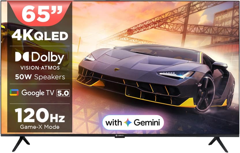 MOTOROLA 65 inch 4K Ultra HD Smart QLED TV