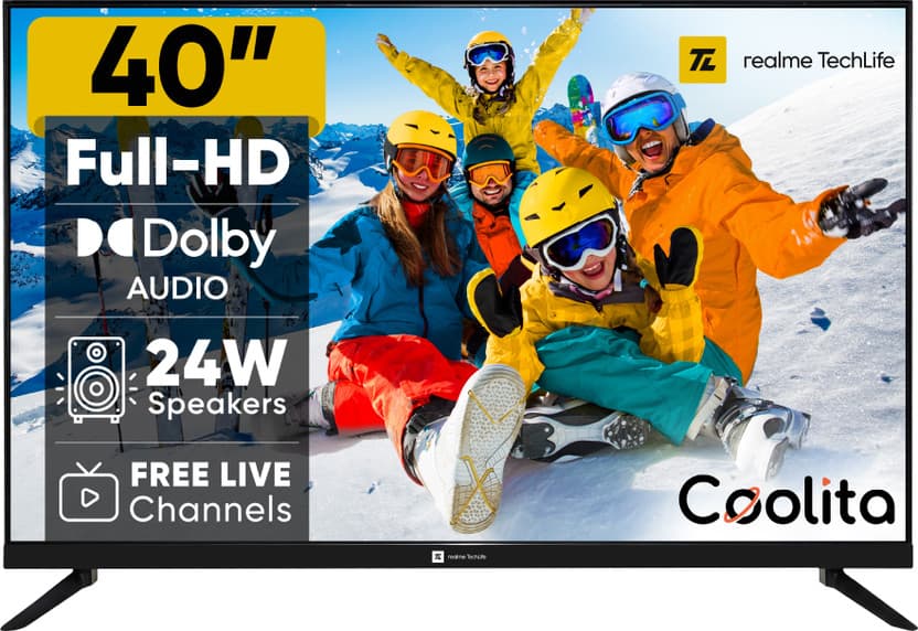 realme TechLife 40 inch QLED Full HD Smart TV