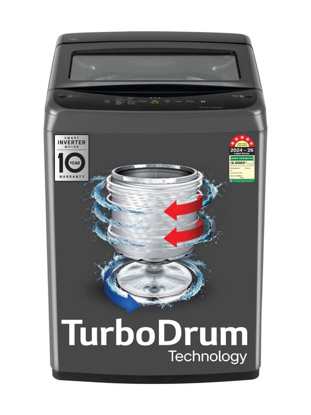 LG T80VBMB4Z 8 kg Fully Automatic Top Load Washing Machine