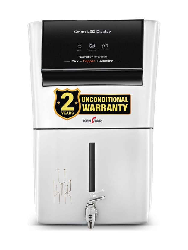 Kenstar White Pureza 8L RO + UV + UF Water Purifier